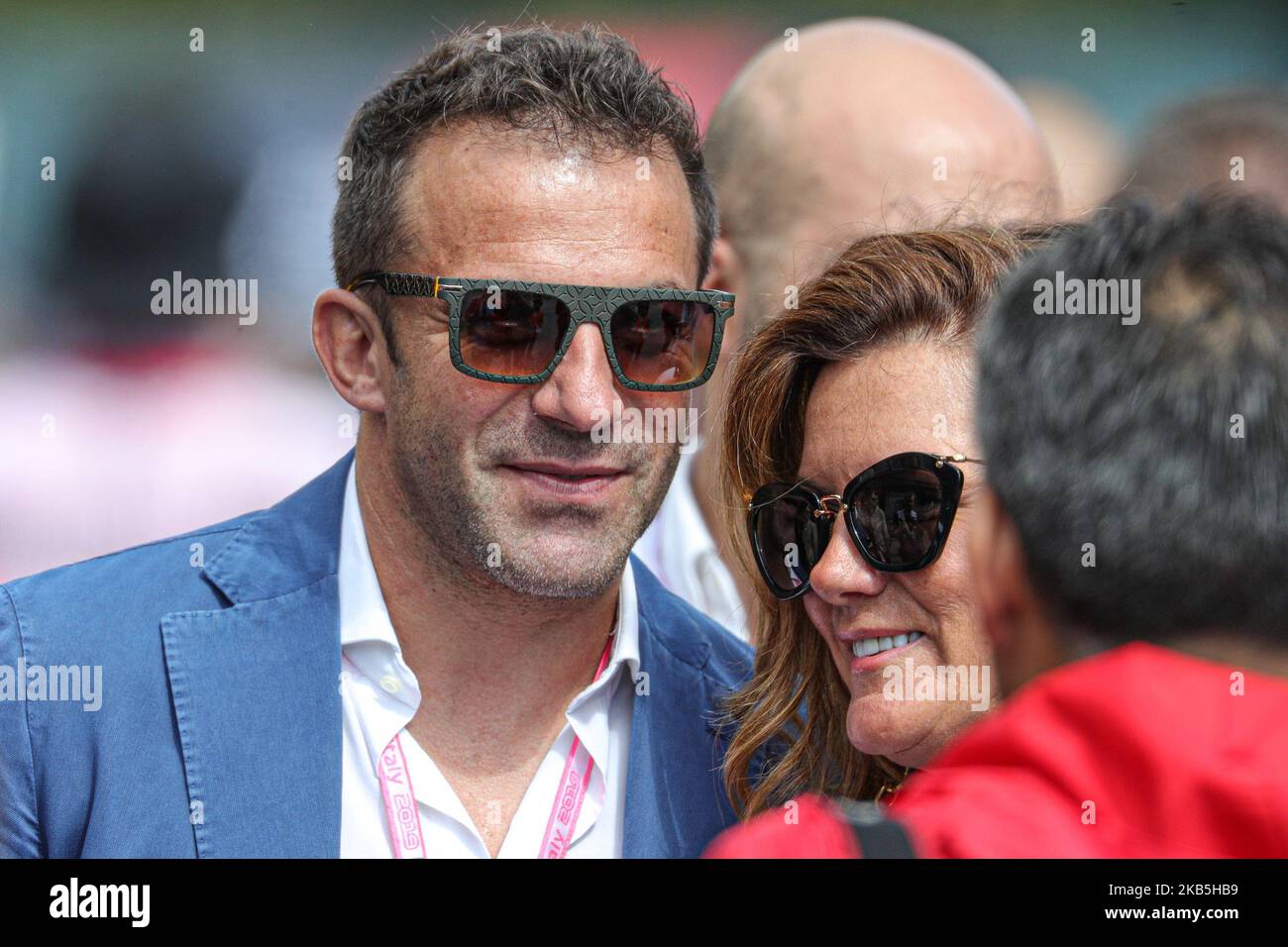 : Alessandro Del Piero during the Formula One Grand Prix of Italy at Autodromo di Monza on September 8, 2019 in Monza, Italy. (Photo by Emmanuele Ciancaglini/NurPhoto) Stock Photo