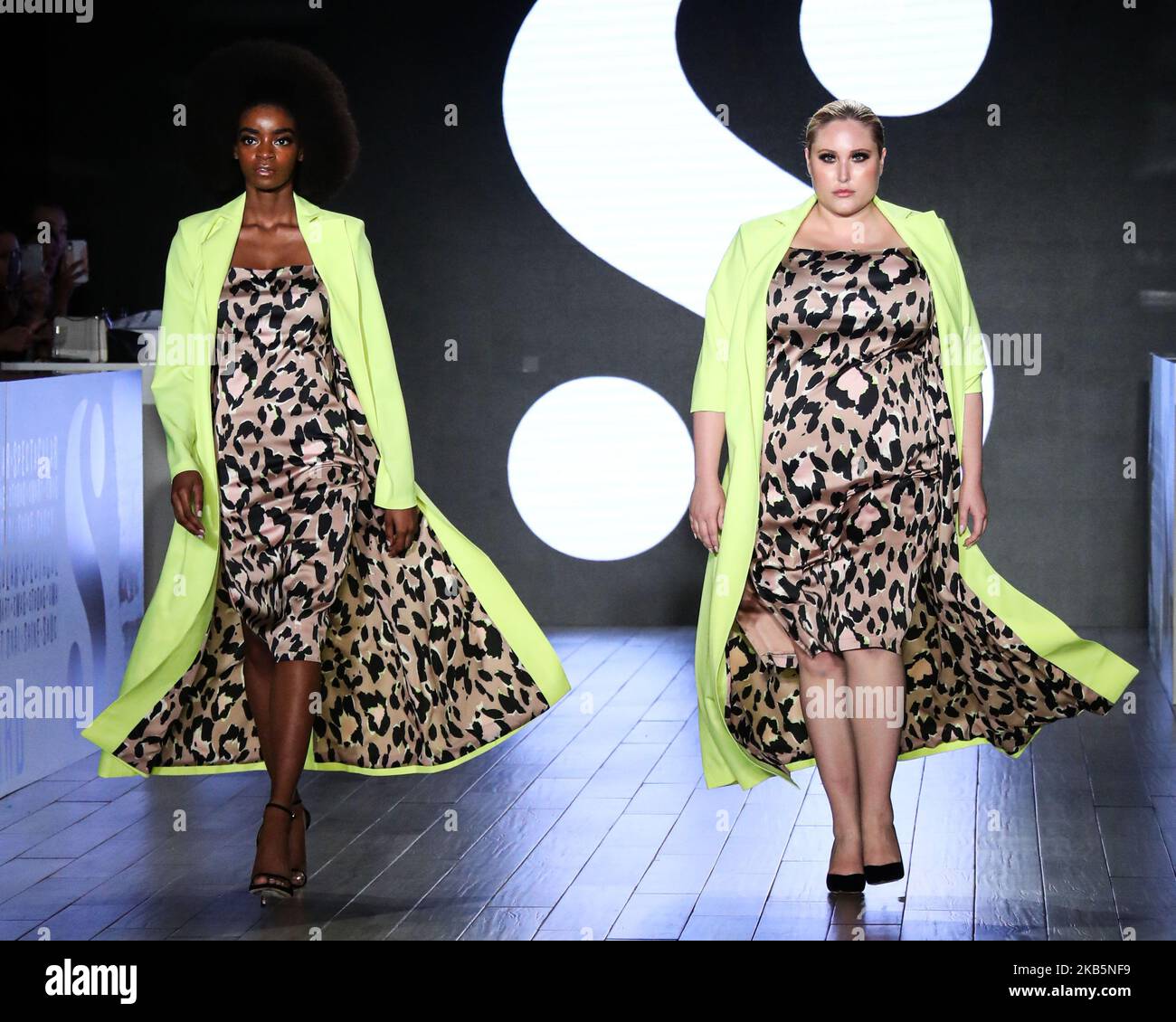 MANHATTAN, NEW YORK CITY, NEW YORK, USA - SEPTEMBER 10: Hayley Hasselhoff walks the runway at S by Serena Williams during New York Fashion Week: The Shows held at Metropolitan West on September 10, 2019 in Manhattan, New York City, New York, United States. (Photo by Xavier Collin/Image Press Agency/NurPhoto) Stock Photo