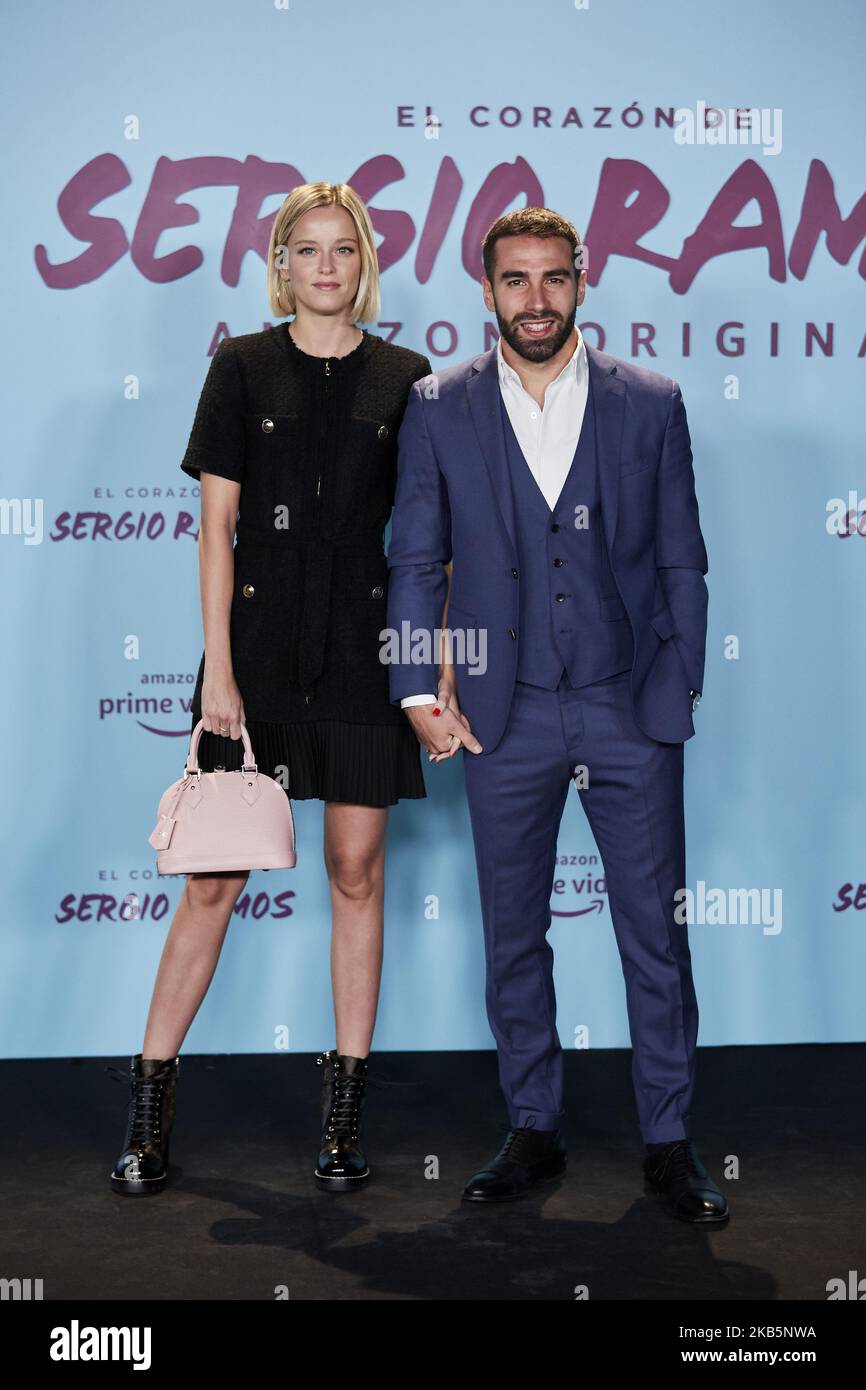 Dani Carvajal and Daphne Canizares attends to 