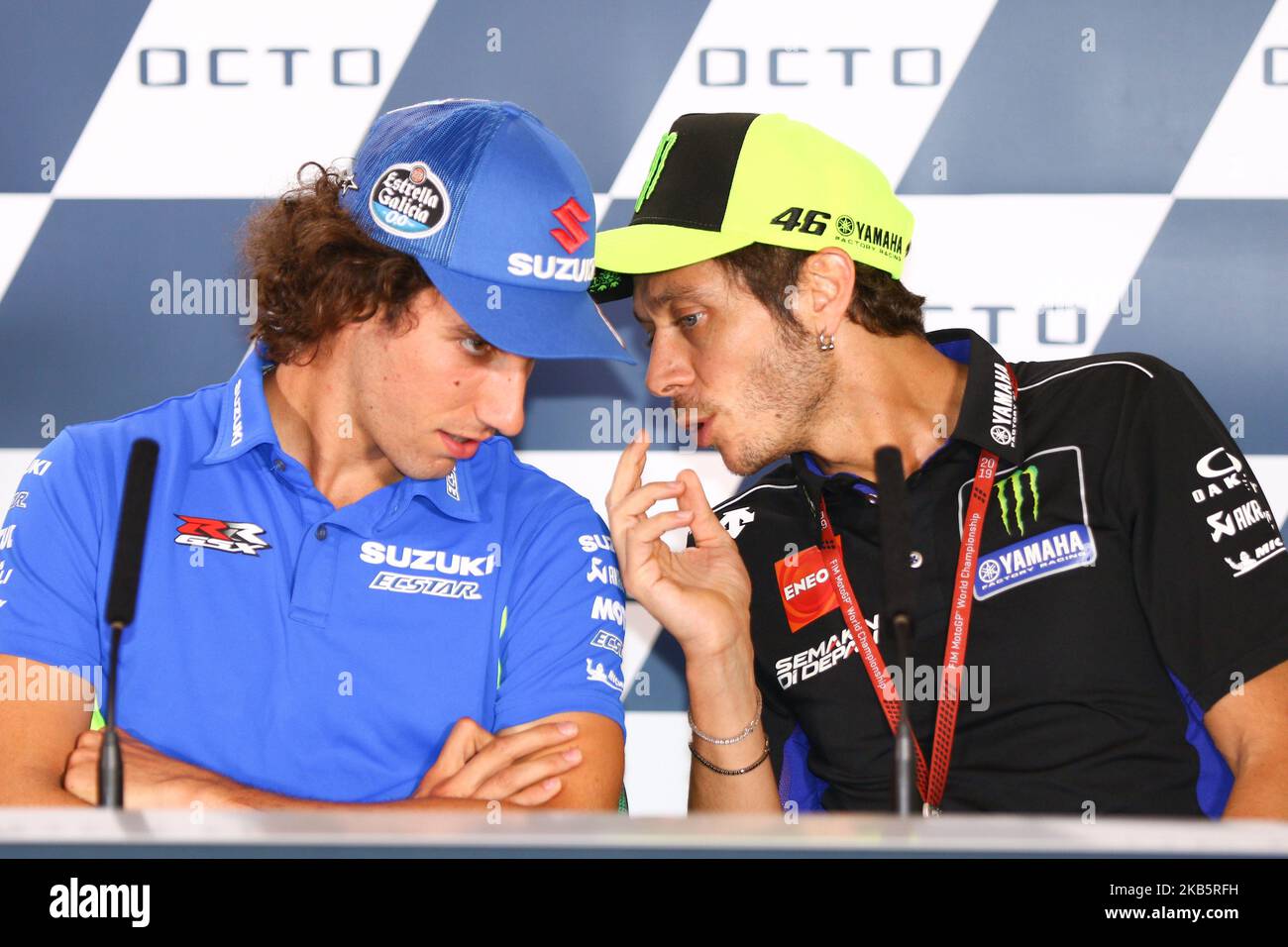Valentino rossi and alex rins 2019 hi-res stock photography and images ...