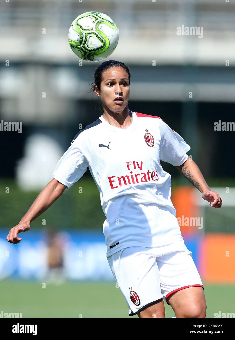 Lady Patricia Andrade of Milan during the women's Serie A football match AS Roma v AC Milan at the Tre Fontane Stadium in Rome, Italy on September 15, 2019 (Photo by Matteo Ciambelli/NurPhoto) Stock Photo