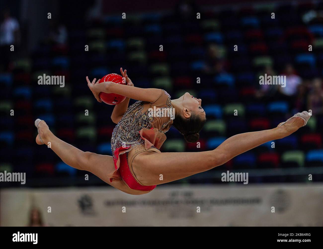 Evita Griskenas of United States of America during the 37th Rhythmic