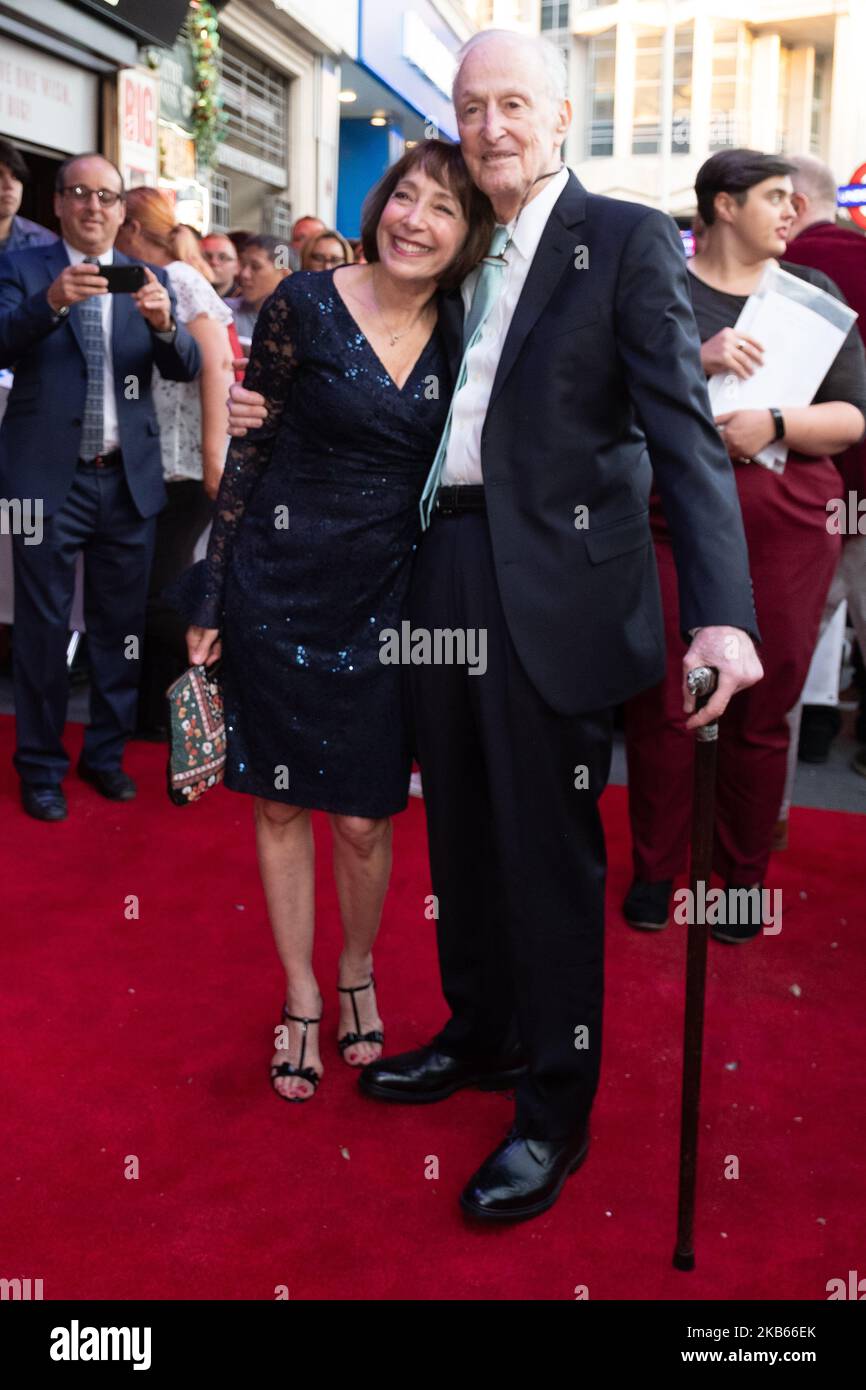 Didi Conn and David Shire seen attending BIG The Musical - gala performance on September 17, 2019 in London (Photo by Robin Pope/NurPhoto) Stock Photo
