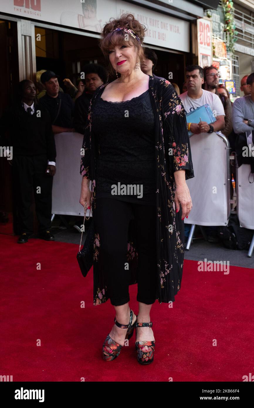 Harriet Thorpe seen attending BIG The Musical gala performance on