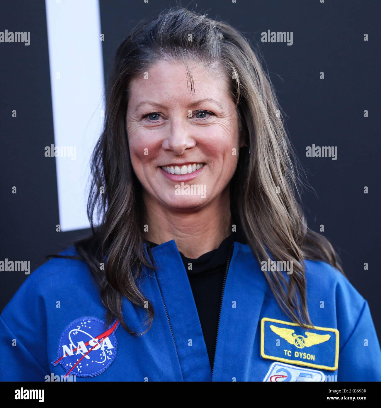 HOLLYWOOD, LOS ANGELES, CALIFORNIA, USA - SEPTEMBER 18: Dr. Tracy Caldwell Dyson arrives at the Los Angeles Premiere Of 20th Century Fox's 'Ad Astra' held at ArcLight Cinemas Hollywood Cinerama Dome on August 18, 2019 in Hollywood, Los Angeles, California, United States. (Photo by Xavier Collin/Image Press Agency/NurPhoto) Stock Photo
