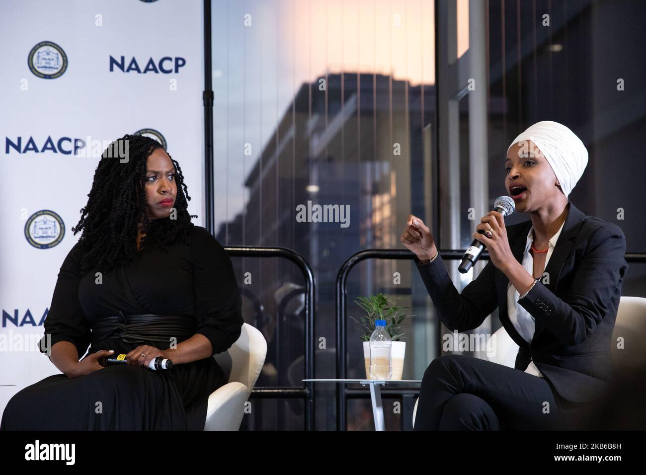 House of representatives ayanna pressley listens hires stock