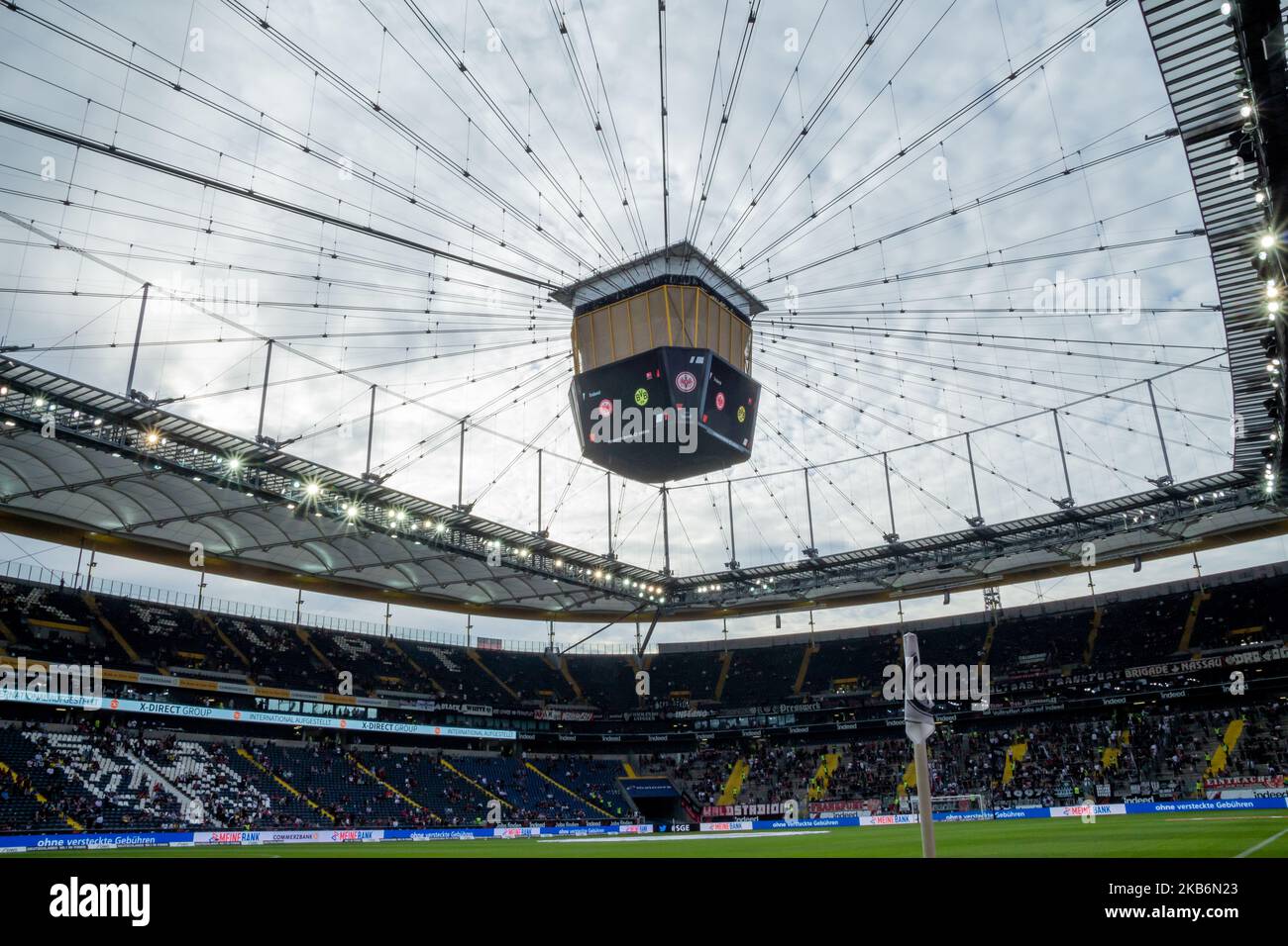 General view inside the stadium prior to the 1. Bundesliga match between Eintracht Frankfurt and Borussia Dortmund at the Commerzbank Arena on September 22, 2019 in Frankfurt, Germany. (Photo by Peter Niedung/NurPhoto) Stock Photo