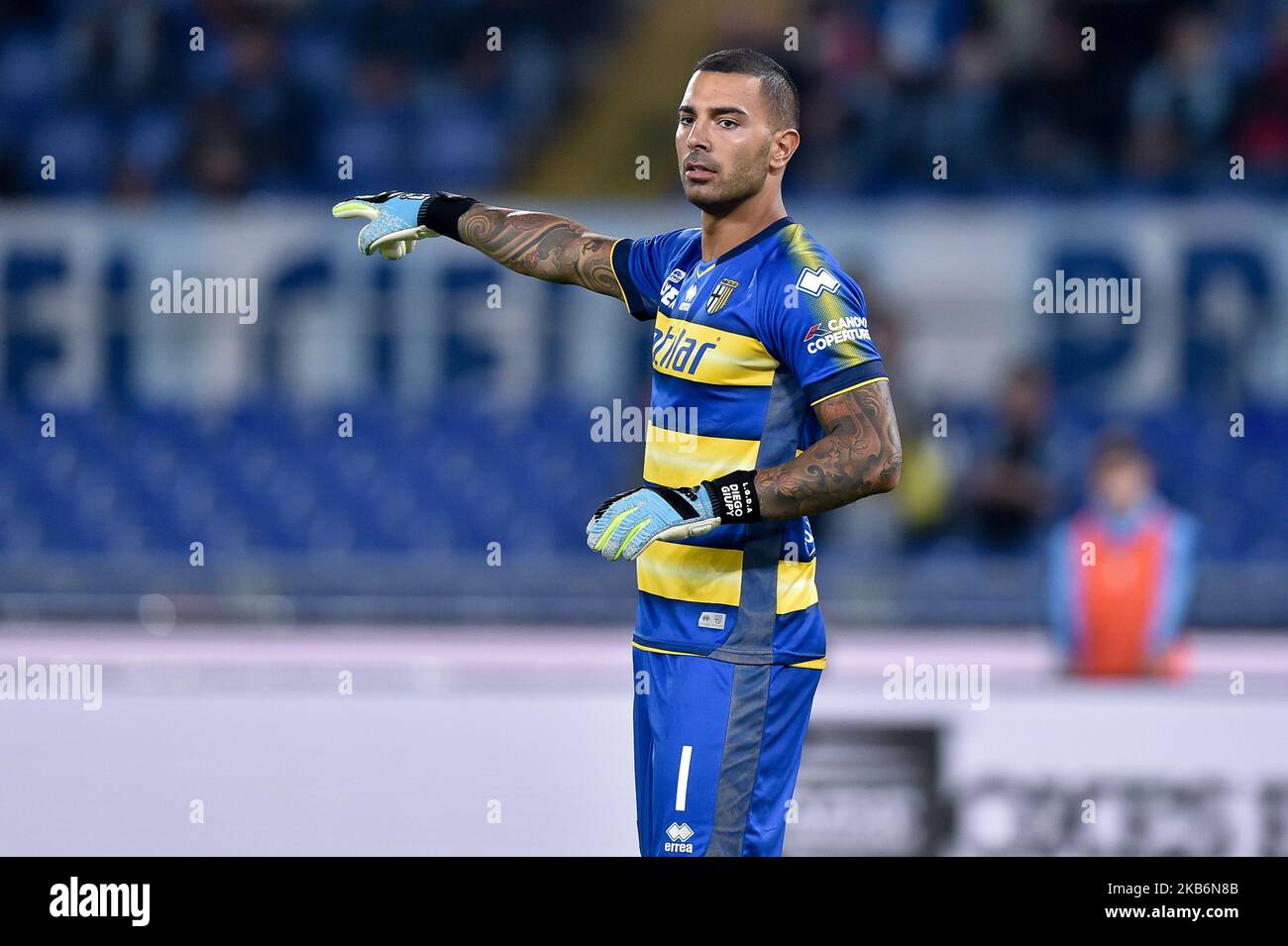 Luigi Sepe of Parma Calcio during the Serie A match between Lazio and Parma Calcio 1913 at Stadio Olimpico, Rome, Italy on 22 September 2019. (Photo by Giuseppe Maffia/NurPhoto) Stock Photo