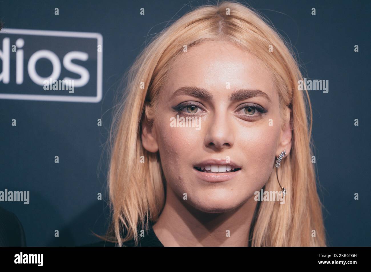 Actress Miriam Leone attends the '1994' Tv Movie photocall at The Space Moderno on September 24, 2019 in Rome, Italy. (Photo by Luca Carlino/NurPhoto) Stock Photo