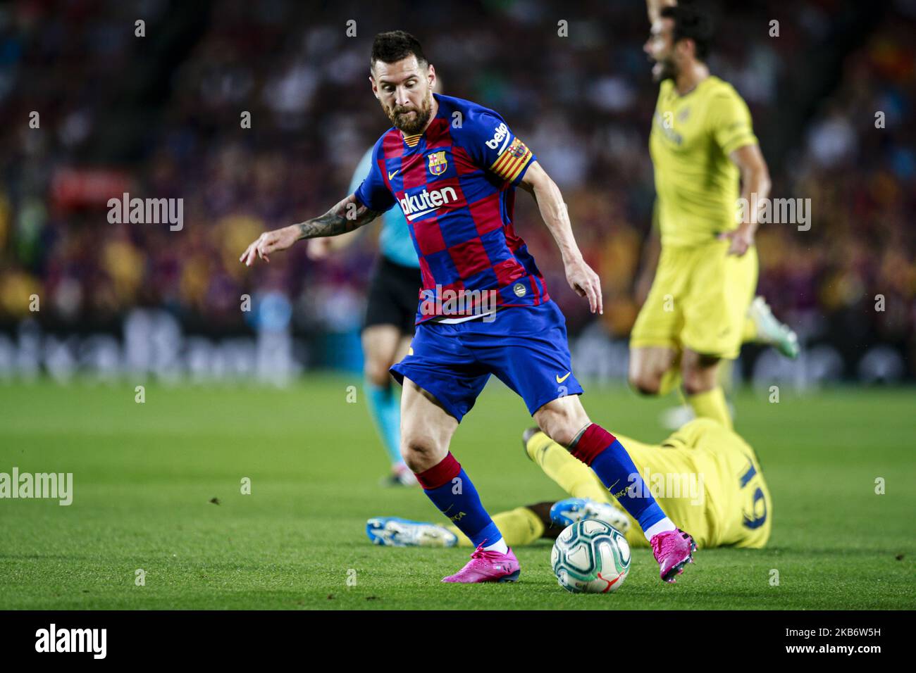 10 Lionel Messi from Argentina of FC Barcelona during the La Liga match
