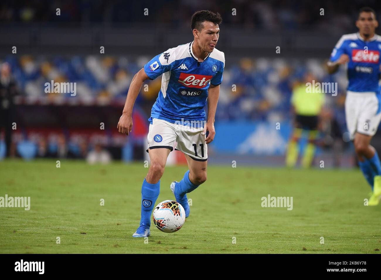Hirving Lozano of SSC Napoli during the Serie A TIM match between SSC