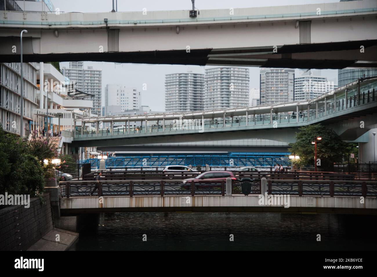 Infrastructures Of Yokohama City Tokyo Near The Subway Station Of infrastructures-of-yokohama-city-tokyo-near-the-subway-station-of