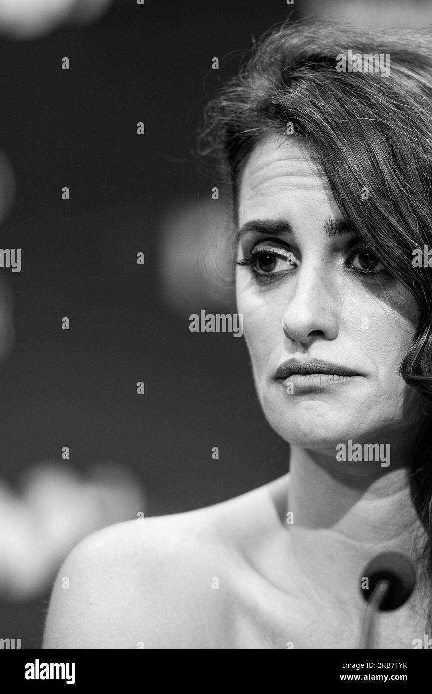 (EDITOR’S NOTE: Image was converted to black and white) Penelope Cruz