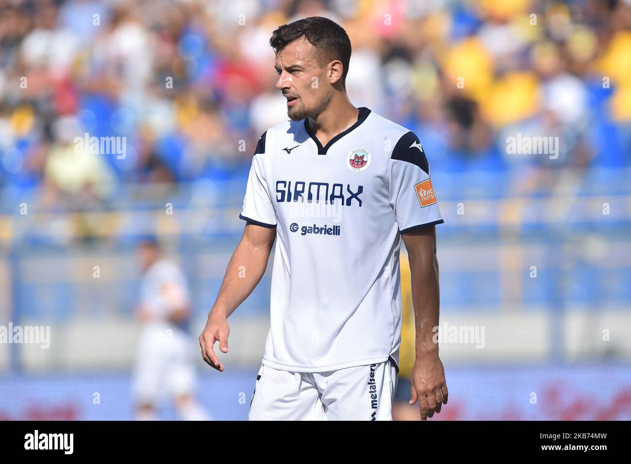 Davide Adorni of AS Cittadella during the Serie B match between Juve Stabia and AS Cittadella at Stadio Romeo Menti Castellammare di Stabia Italy on 28 September 2019. (Photo Franco Romano) Stock Photo