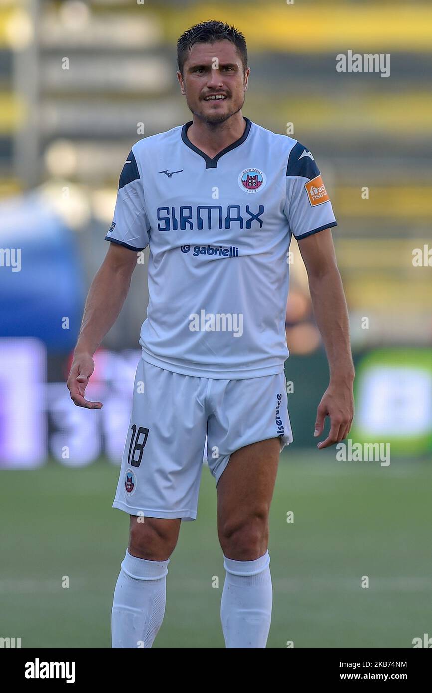 Romano Perticone of AS Cittadella during the Serie B match between Juve Stabia and AS Cittadella at Stadio Romeo Menti Castellammare di Stabia Italy on 28 September 2019. (Photo Franco Romano) Stock Photo
