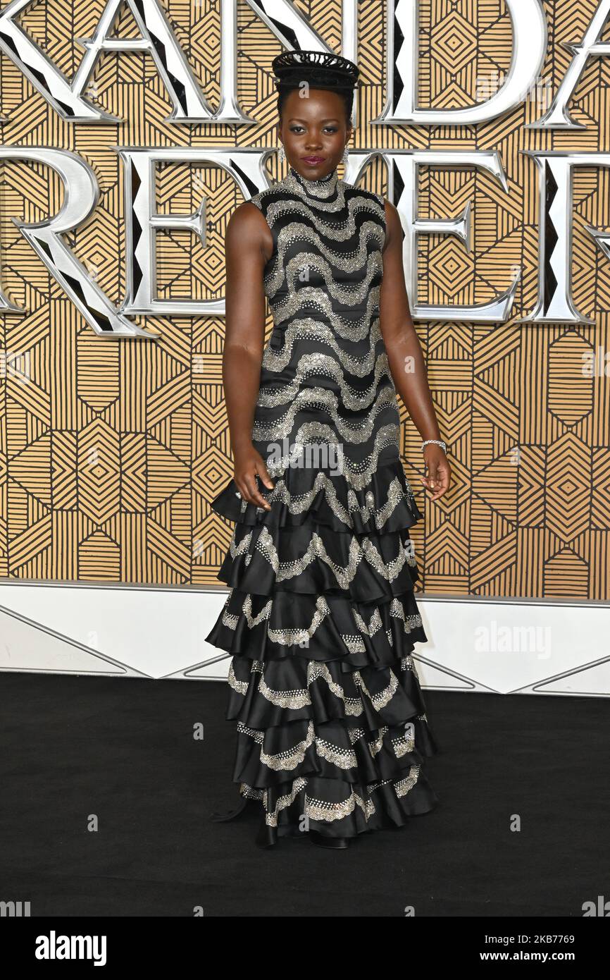 London, UK - 3rd November 2022 Lupita NyongÕo at European premiere of