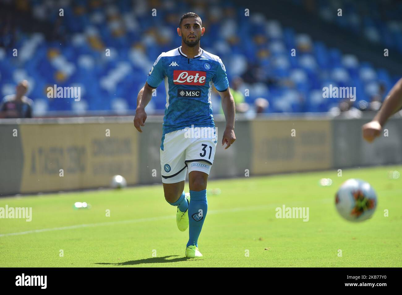 Faouzi Ghoulam of SSC Napoli during the Serie A TIM match between SSC Napoli and Brescia Calcio at Stadio San Paolo Naples Italy on 29 September 2019. (Photo Franco Romano) Stock Photo