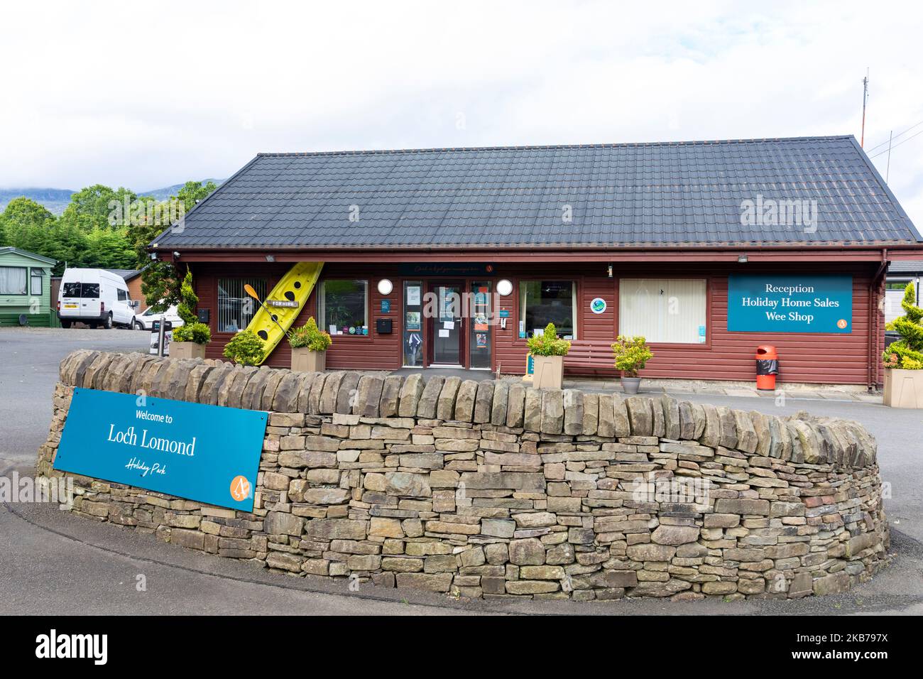 Loch Lomond holiday park on the shores of Loch Lomond for caravans and