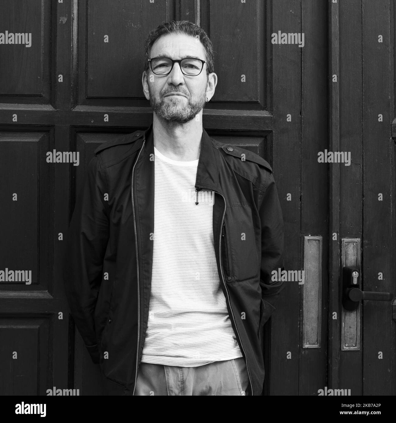 English actor Greg Hicks poses during the portrait session in Madrid September 30, 2019 Spain. (Photo by Oscar Gonzalez/NurPhoto) Stock Photo