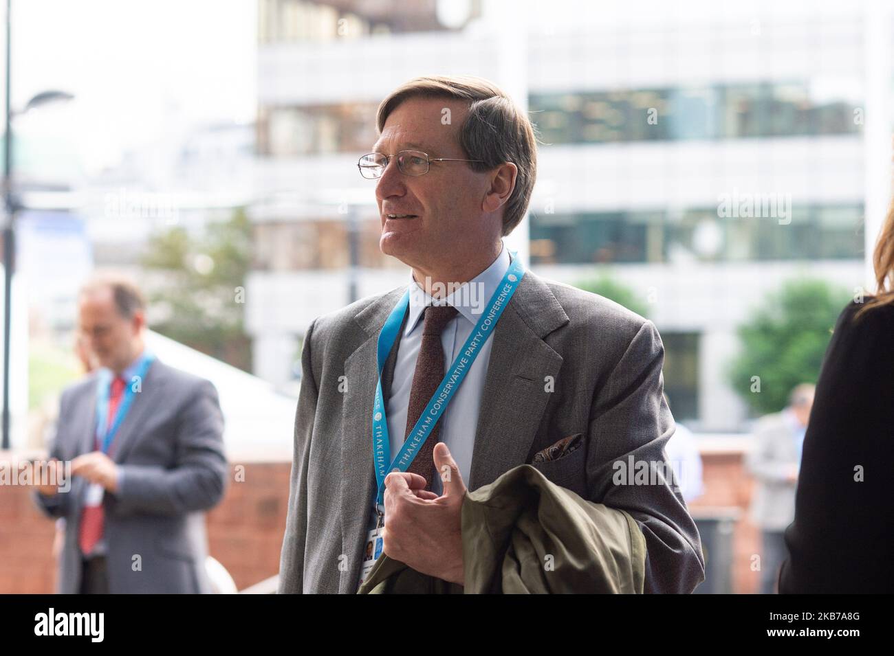 Dominic Grieve QC, MP for Beaconsfield, at the Conservative Party Conference at the Manchester Central Convention Complex, Manchester on Monday 30 September 2019 (Photo by P Scaasi/MI News/NurPhoto) Stock Photo
