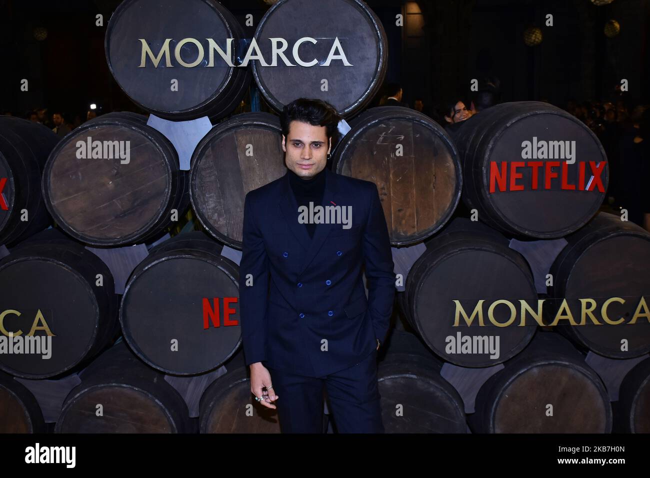 Alosian Vivancos poses for photos during a red carpet of Monarca Tv