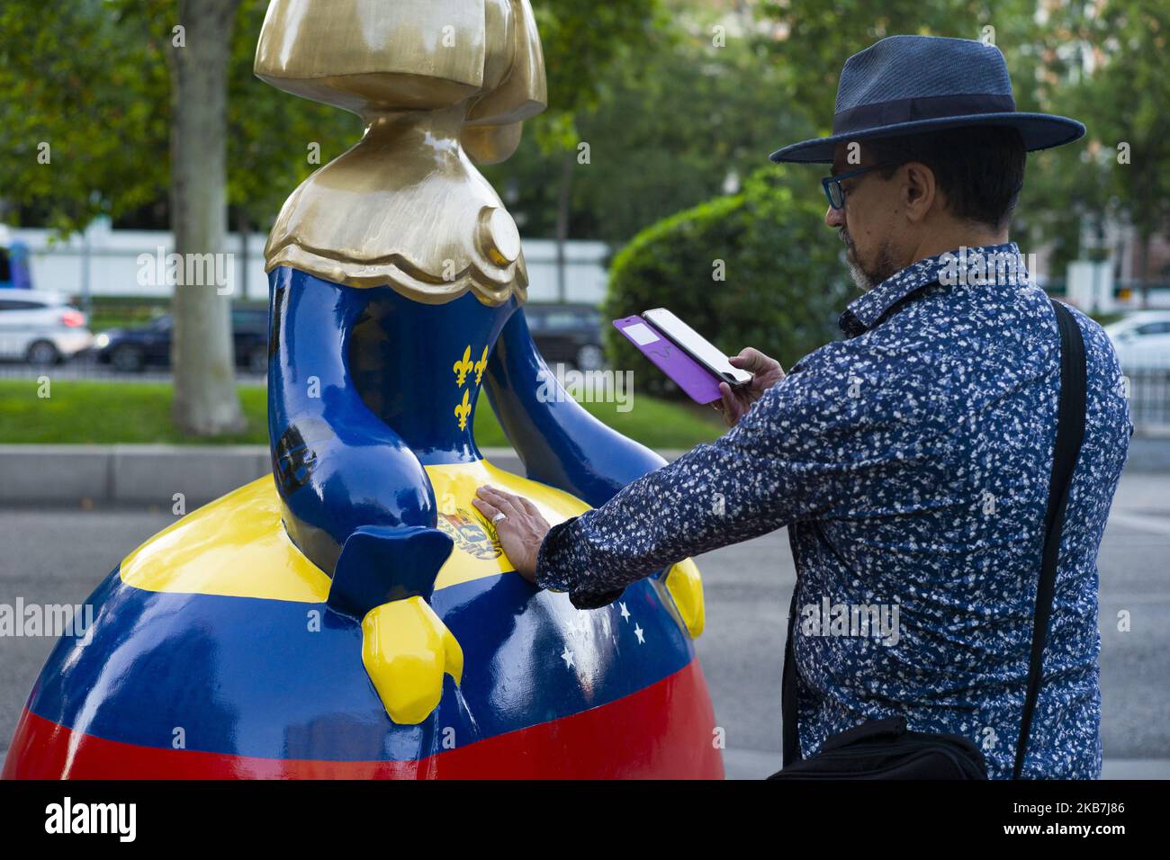 Meninas Madrid Gallery. October 4, 2019 madrid. Spain. This artwork