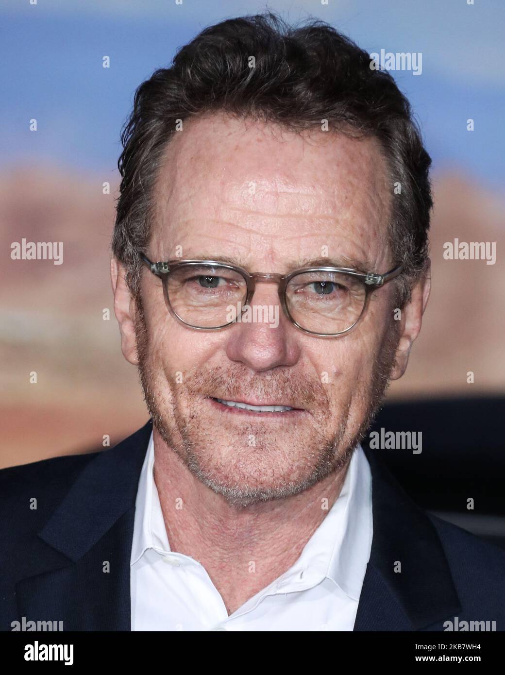 WESTWOOD, LOS ANGELES, CALIFORNIA, USA - OCTOBER 07: Actor Bryan Cranston arrives at the Los Angeles Premiere Of Netflix's 'El Camino: A Breaking Bad Movie' held at the Regency Village Theatre on October 7, 2019 in Westwood, Los Angeles, California, United States. (Photo by Xavier Collin/Image Press Agency/NurPhoto) Stock Photo