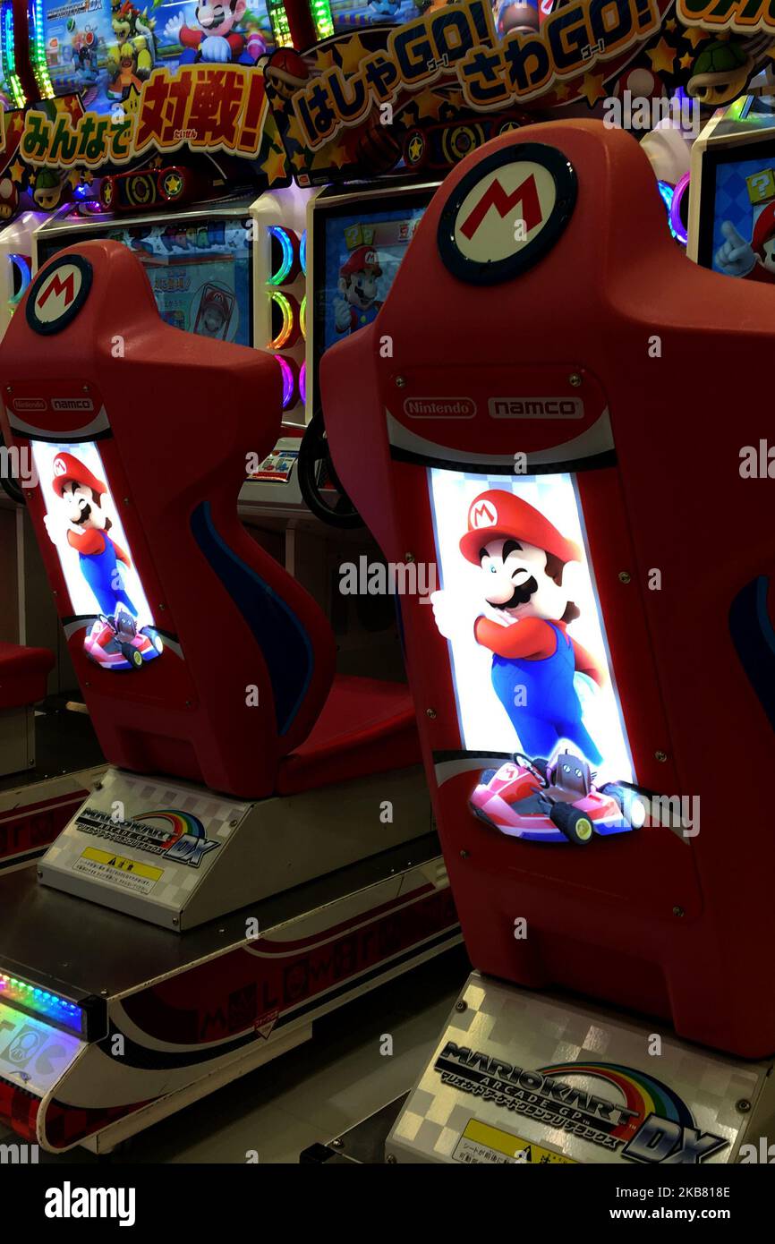 Mario Kart Arcade GP DX game pictured at Tokyo