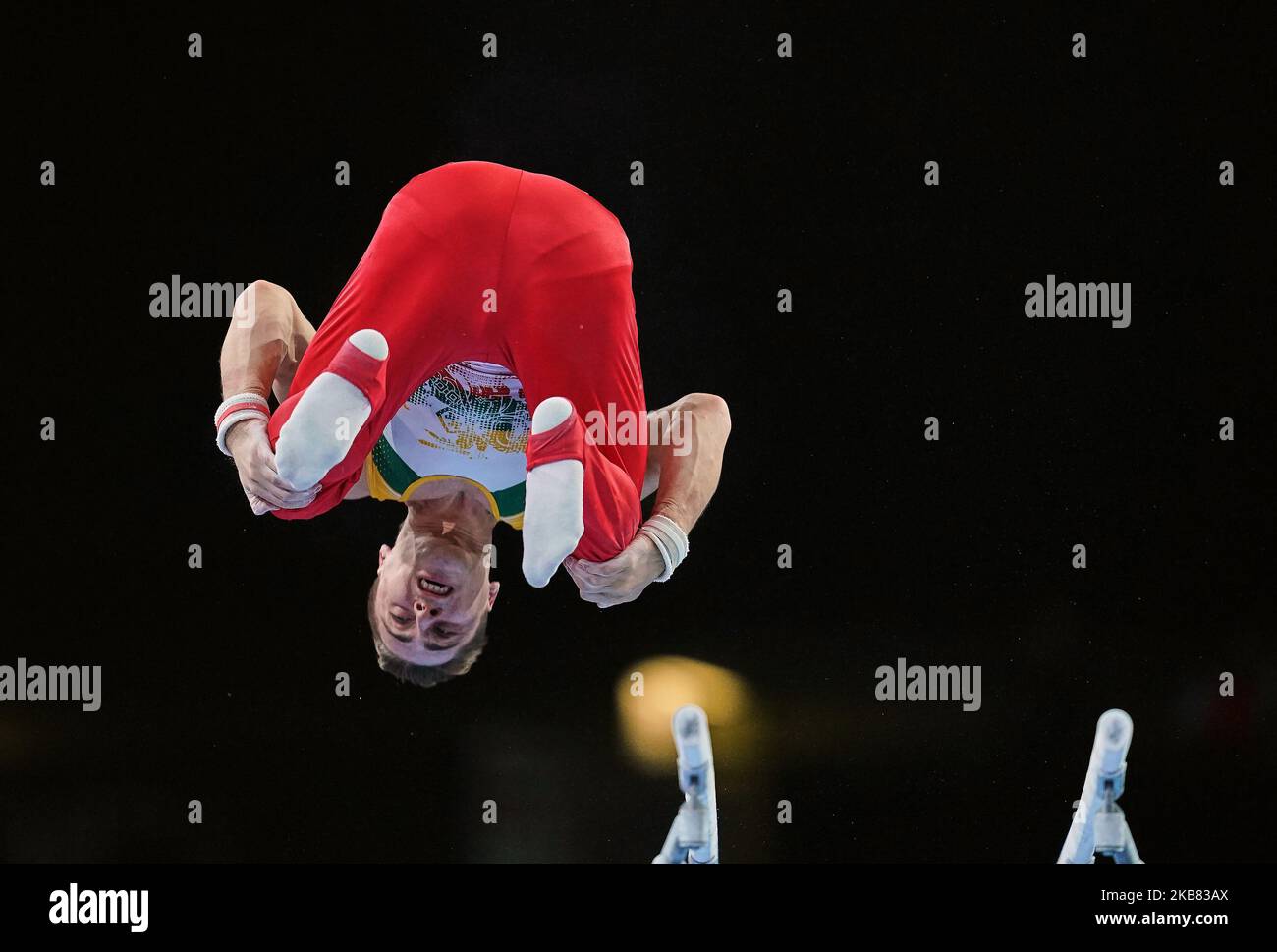 !283! during parallel bars for men at the 49th FIG Artistic Gymnastics World Championships in