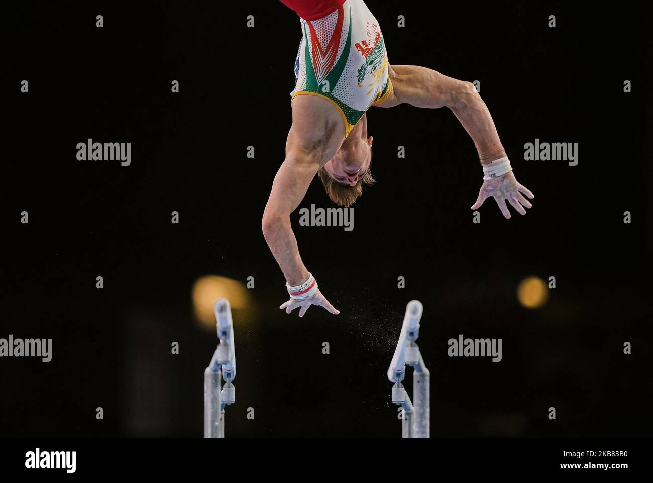 !283! during parallel bars for men at the 49th FIG Artistic Gymnastics World Championships in