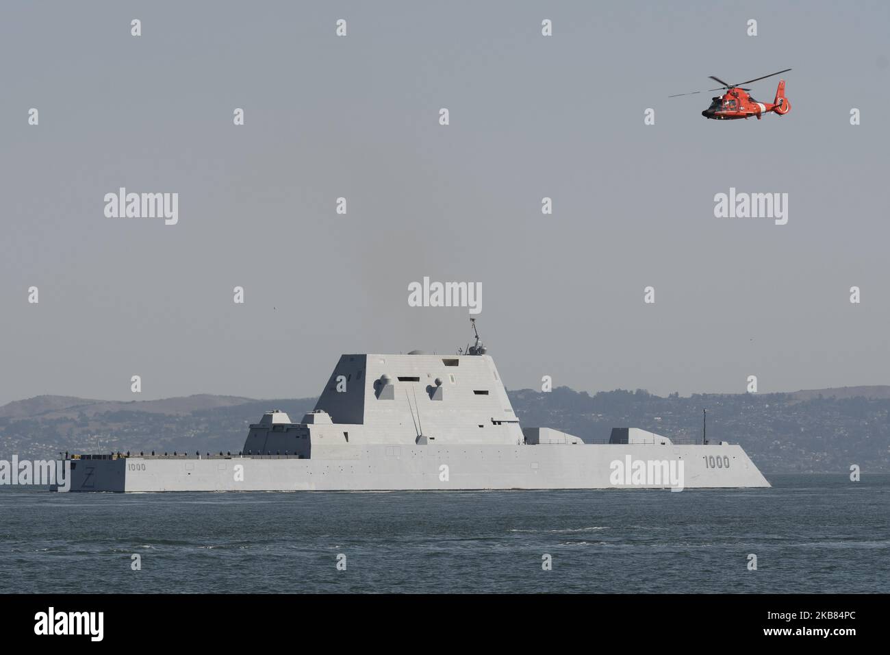 U.S. Navy multimission stealth warship USS Zumwalt (DDG1000), a
