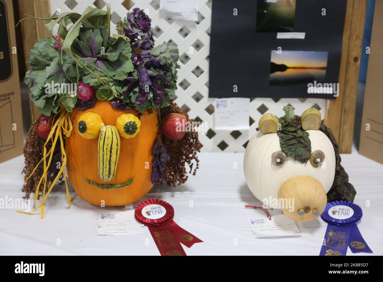 Agricultural displays during the 175th Markham Agricultural Fair in Markham, Ontario, Canada, on October 05, 2019. (Photo by Creative Touch Imaging Ltd./NurPhoto) Stock Photo