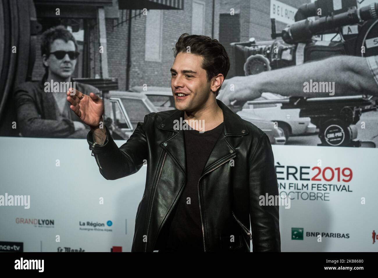 Xavier Dolan attends Opening ceremony of the 11th edition of the Lumiere festival in Lyon, France, on October 12, 2019. (Photo by Nicolas Liponne/NurPhoto) Stock Photo