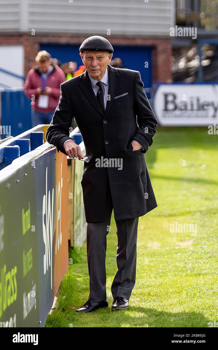 President of Port Vale John Rudge ahead of the Sky Bet League 2 match between Macclesfield Town and Port Vale at the Moss Rose Stadium, Macclesfield on Saturday 12th October 2019. (Photo by Alan Hayward/MI News/NurPhoto) Stock Photo