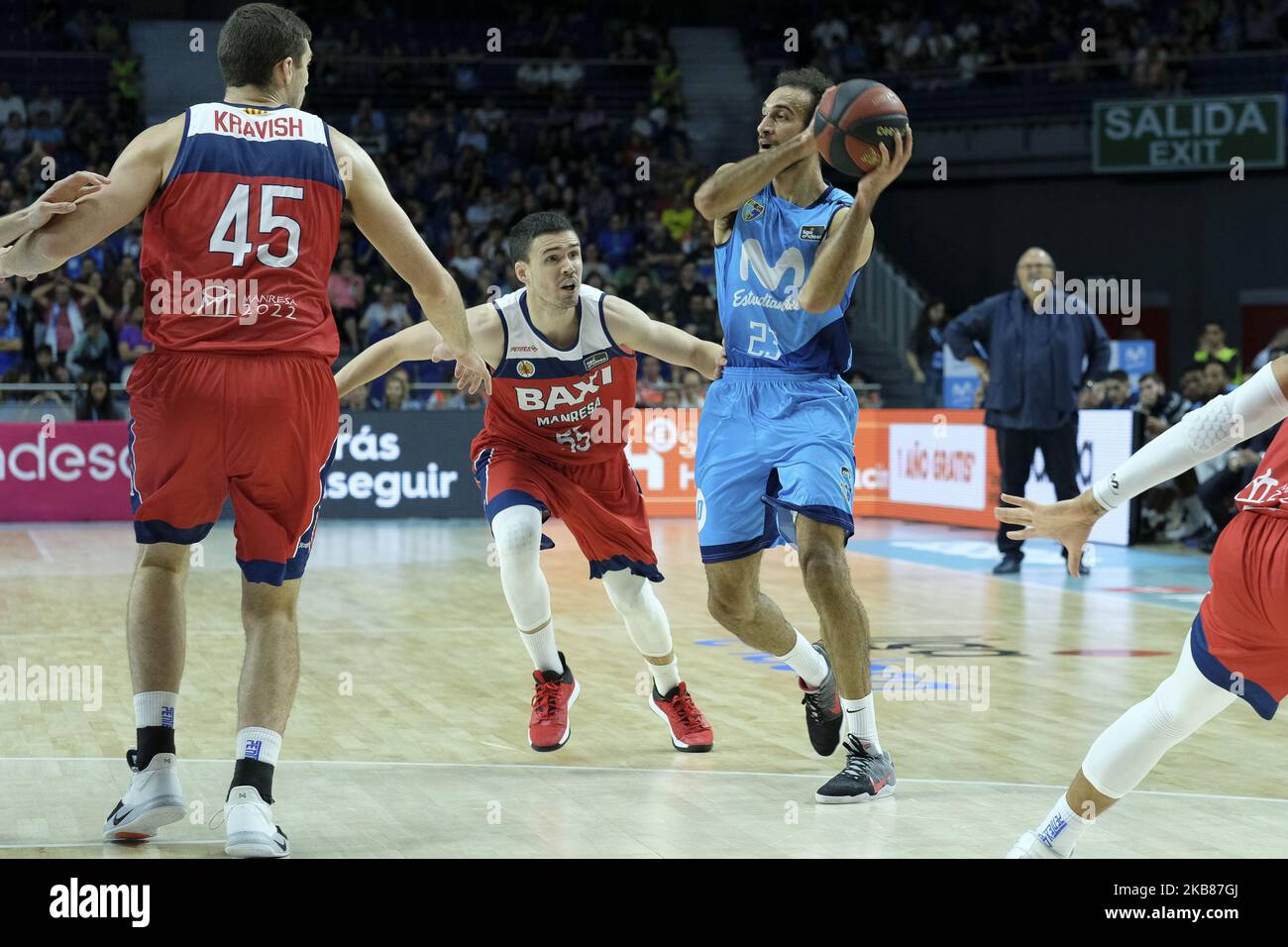 Philip scrubb of movistar estudiantes hires stock photography and