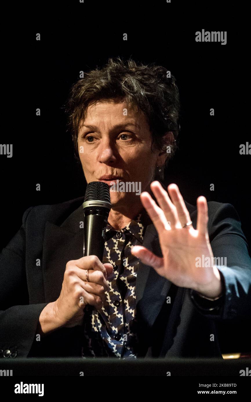 Actress Frances Mcdormand Performs A Masterlcass At The Festival 