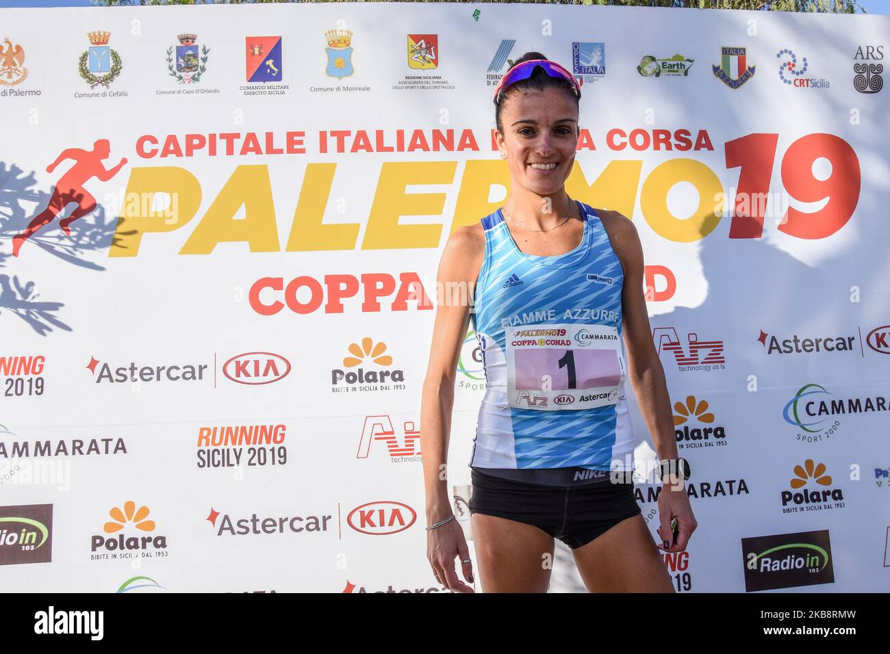 The runner Anna Incerti has competed during the Palermo Conad Coppa ...