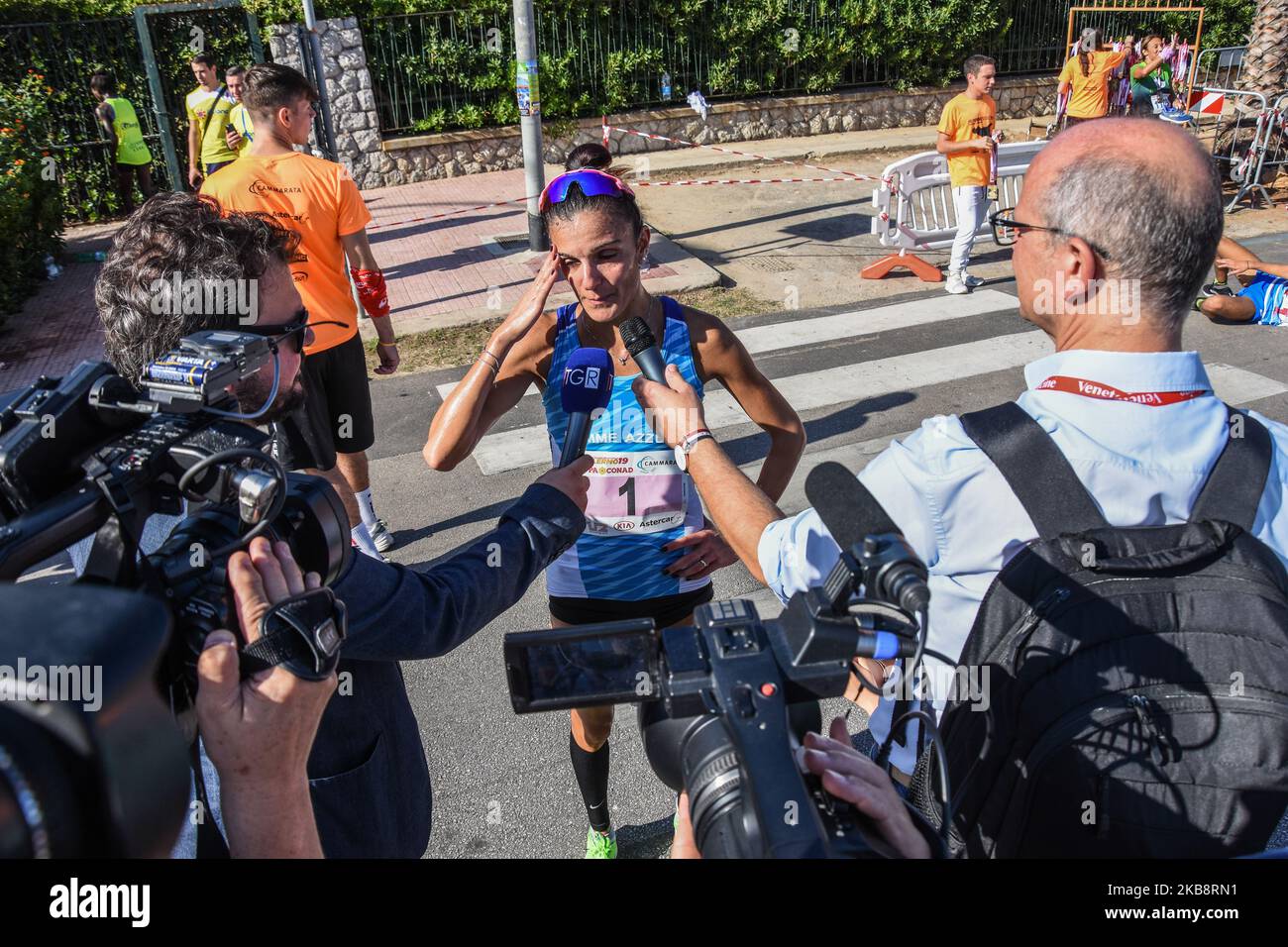 The runner Anna Incerti has competed during the Palermo Conad Coppa ...