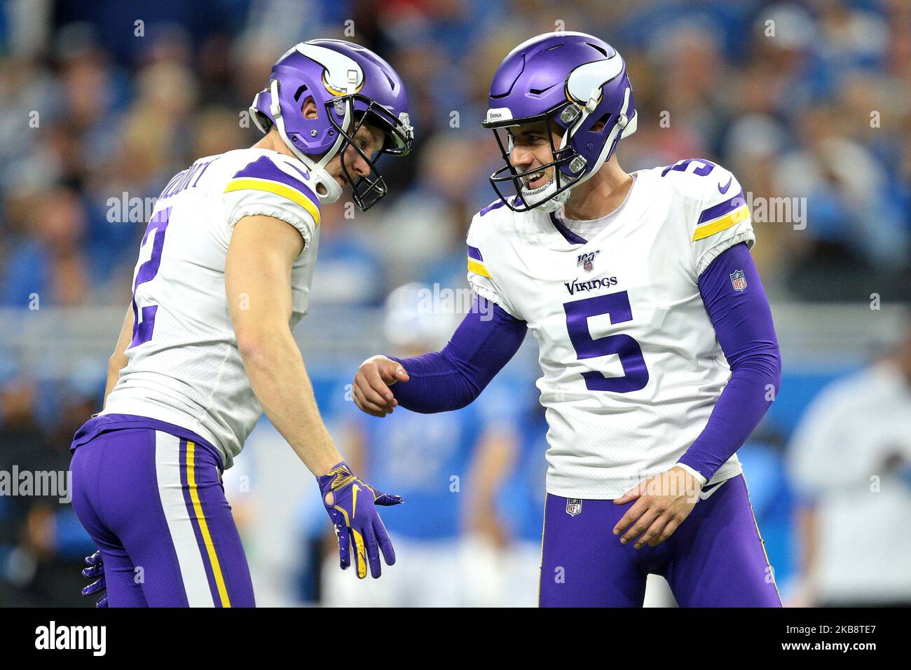 Minnesota vikings kicker dan bailey hires stock photography and images