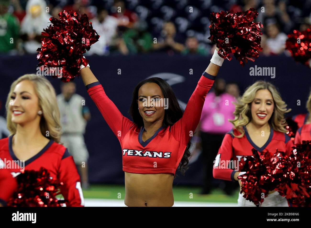 Houston, Texas, USA. 3rd Nov, 2022. A Houston Texans cheerleader