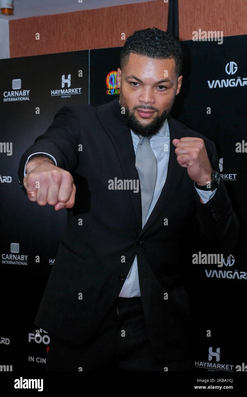 Joe Joyce Attends the premiere of Rise of the Footsoldier 4 : Marbella, out in cinemas & digital HD from Friday 8th November at the Troxy, London, UK 1 November 2019 (Photo by Robin Pope/NurPhoto) Stock Photo