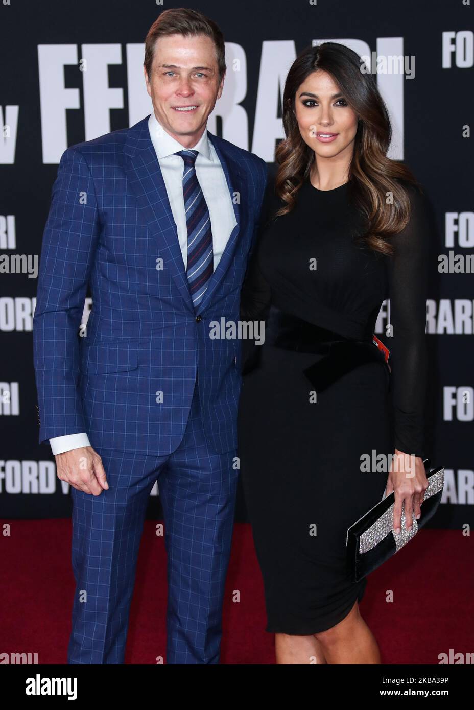 HOLLYWOOD, LOS ANGELES, CALIFORNIA, USA - NOVEMBER 04: Co-CEO of William Morris Endeavor Patrick Whitesell and Pia Miller arrive at the Los Angeles Premiere Of 20th Century Fox's 'Ford v Ferrari' held at the TCL Chinese Theatre IMAX on November 4, 2019 in Hollywood, Los Angeles, California, United States. (Photo by Xavier Collin/Image Press Agency/NurPhoto) Stock Photo