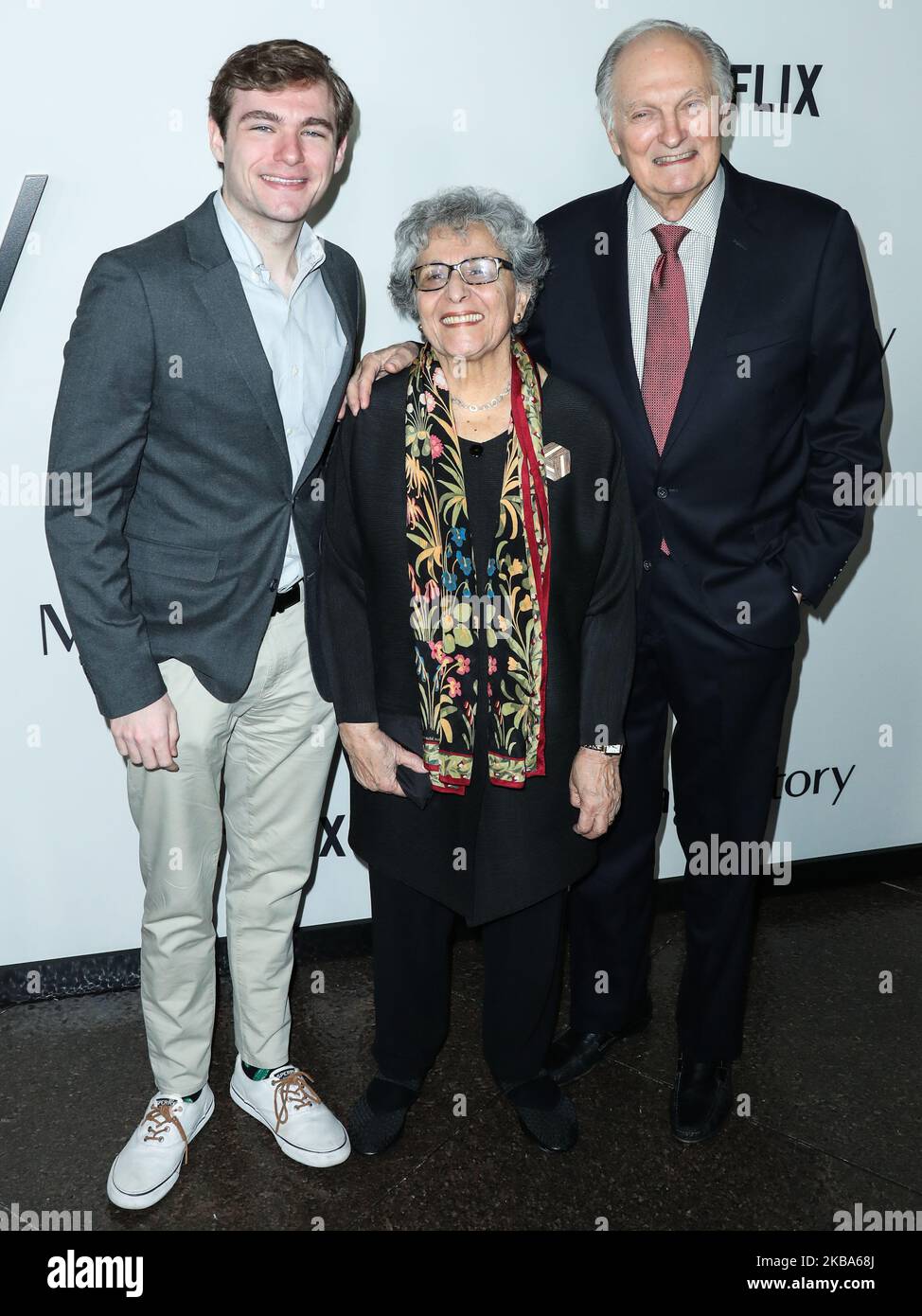 Alan Alda, Arlene Alda & Jake Alda Coffey Editorial Stock Photo - Image of  popular, famous: 166033823