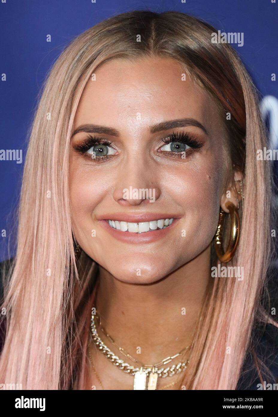 HOLLYWOOD, LOS ANGELES, CALIFORNIA, USA - NOVEMBER 07: Ashlee Simpson arrives at the World Premiere Of Disney's 'Frozen 2' held at the Dolby Theatre on November 7, 2019 in Hollywood, Los Angeles, California, United States. (Photo by Xavier Collin/Image Press Agency/NurPhoto) Stock Photo