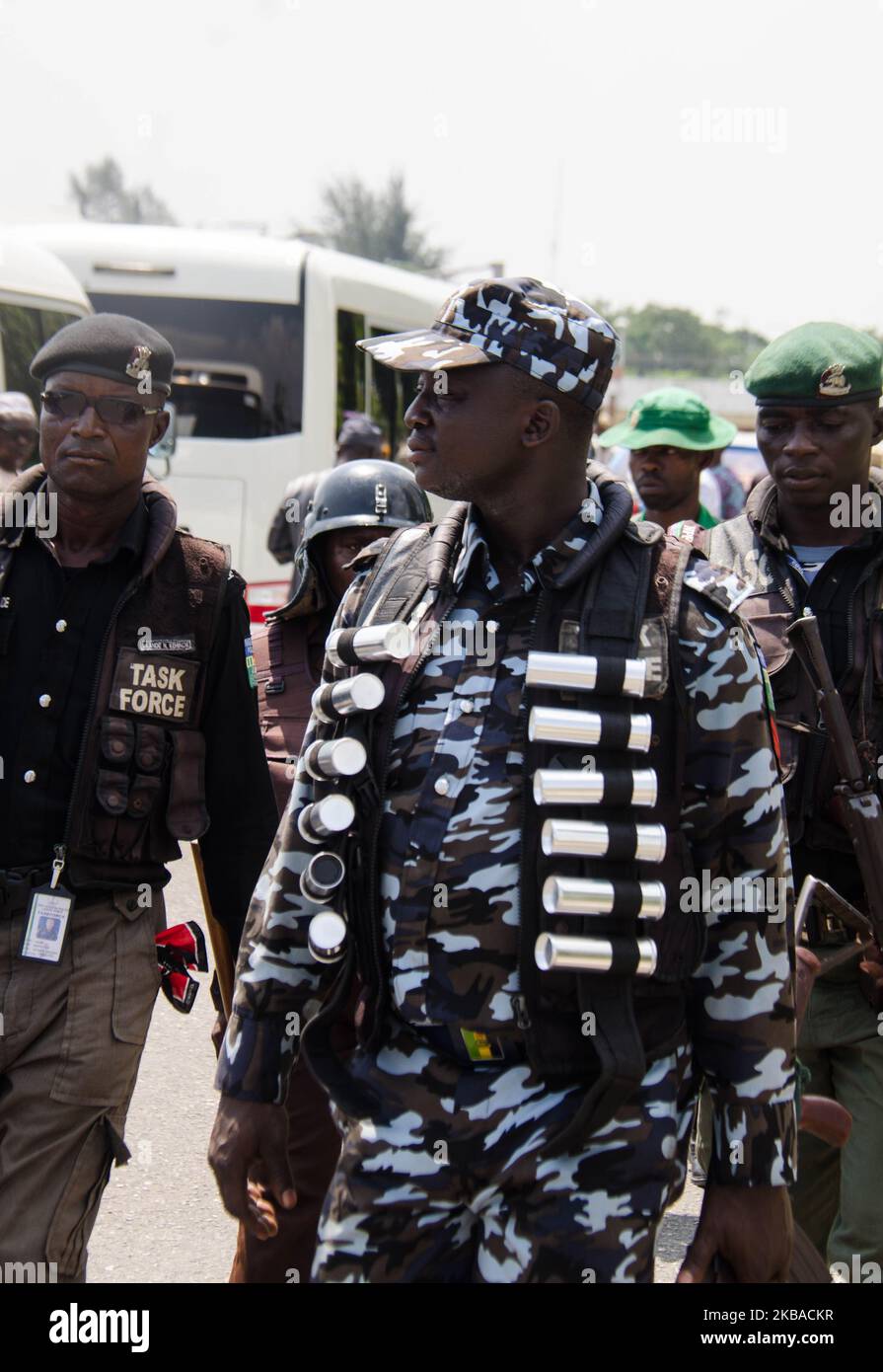 Lagos state task force hires stock photography and images Alamy