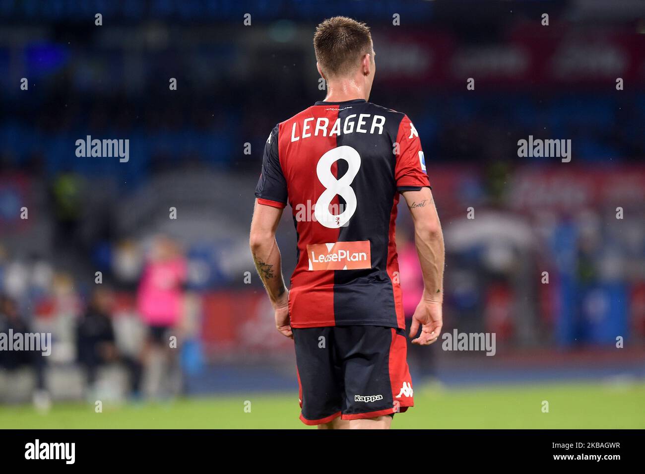 Lukas Lerager of Genoa CFC during the Serie A match between SSC Napoli and Genoa CFC at Stadio San Paolo Naples Italy on 9 November 2019. (Photo by Franco Romano/NurPhoto) Stock Photo