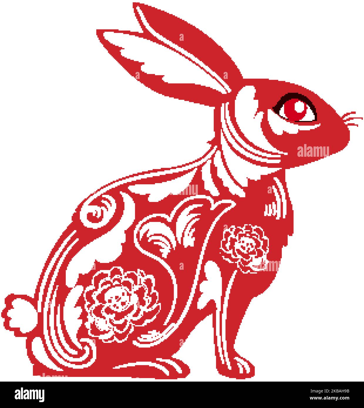 chinese new year rabbit origami