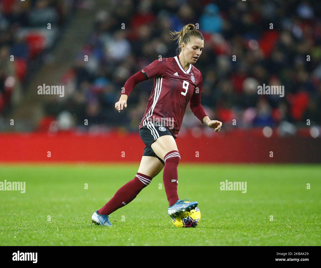 Sandra Starke of Germany during Women's International Friendly between England Women and Germany Women at Wembley stadium in London, England on November 09, 2019 Credit Action Foto Sport (Photo by Action Foto Sport/NurPhoto) Stock Photo