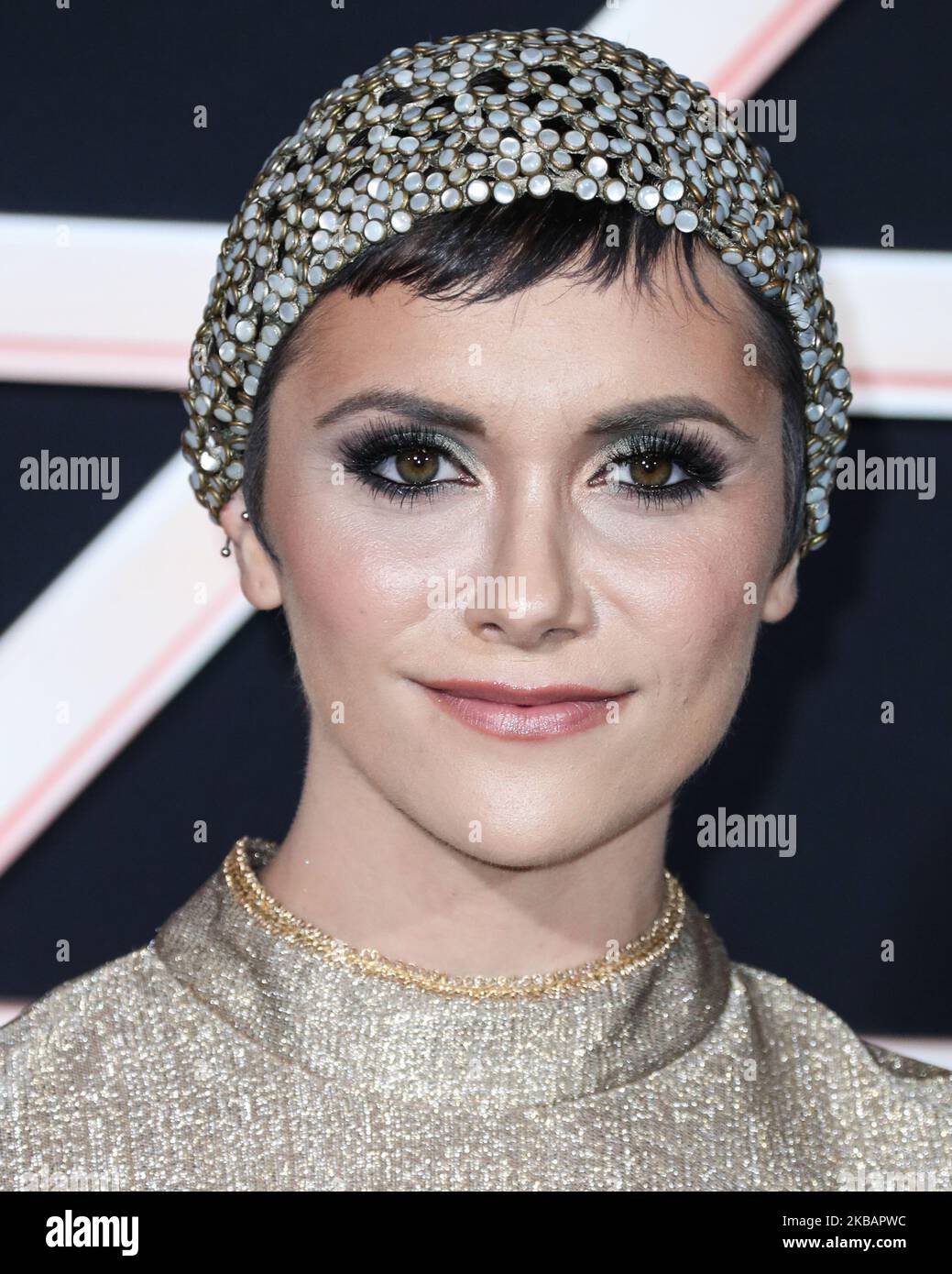 WESTWOOD, LOS ANGELES, CALIFORNIA, USA - NOVEMBER 11: Alyson Stoner arrives at the Los Angeles Premiere Of Columbia Pictures' 'Charlie's Angels' held at the Westwood Regency Theater on November 11, 2019 in Westwood, Los Angeles, California, United States. (Photo by Xavier Collin/Image Press Agency/NurPhoto) Stock Photo