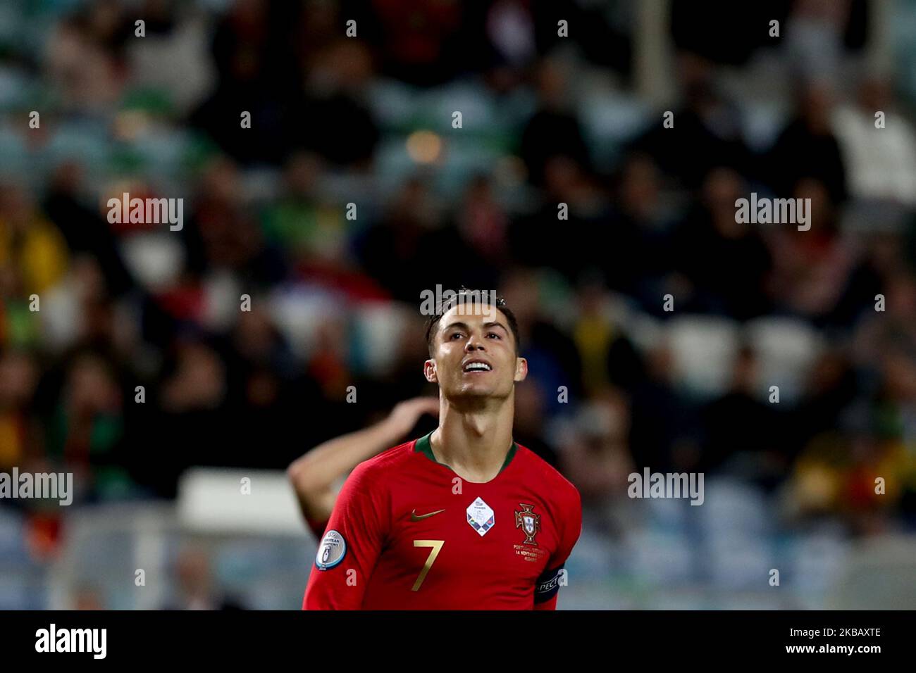 Portugal s Forward Cristiano Ronaldo Reacts During The UEFA Euro 2020 Portugal s Forward Cristiano Ronaldo Reacts During The UEFA Euro 2020